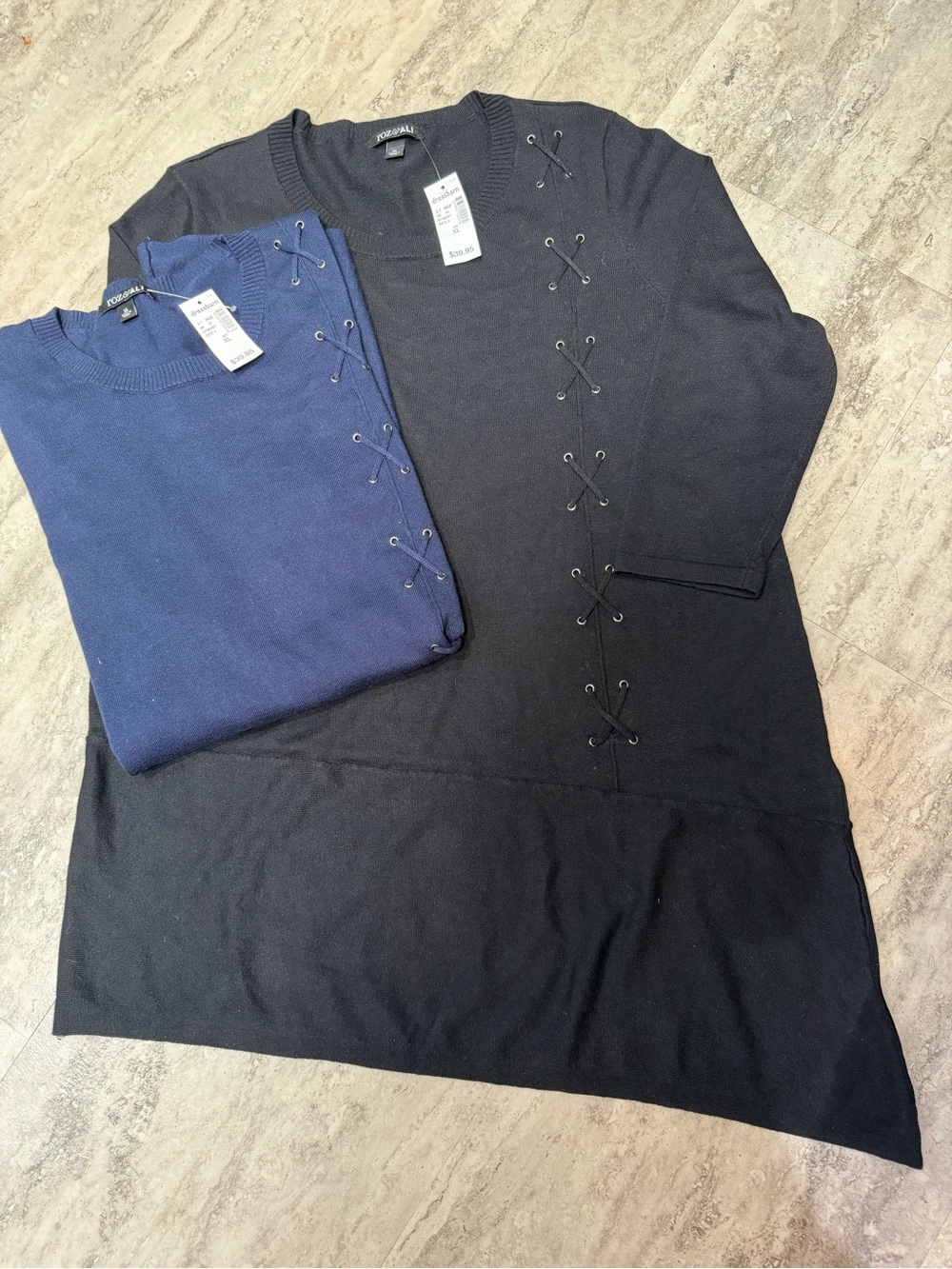 2 NWT roz&Ali pullover sweaters